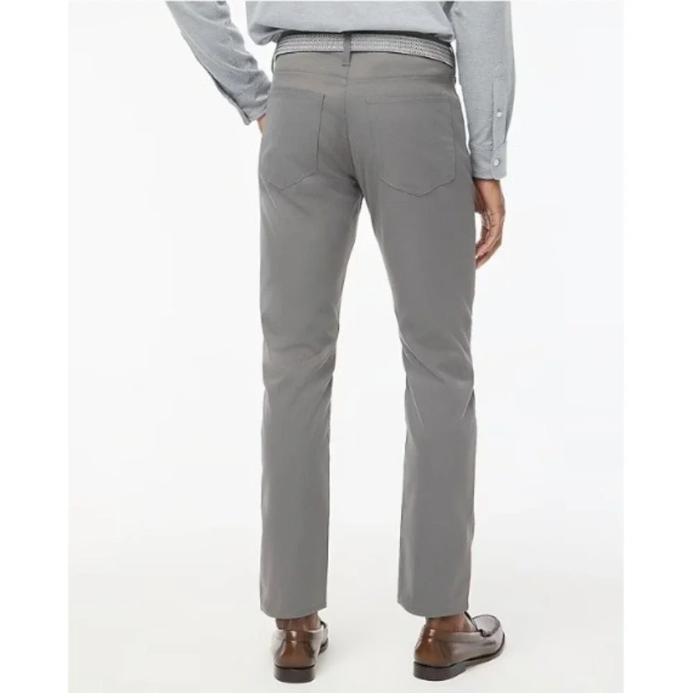 J. Crew Straight Fit Mens Pants 28x30 Gray Casual Chinos Trousers‎ NWT $98